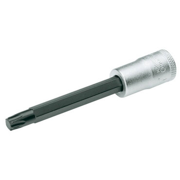 Socket wrench screwdriver 3/8" for female TORX® screws, long type ITX 30 L